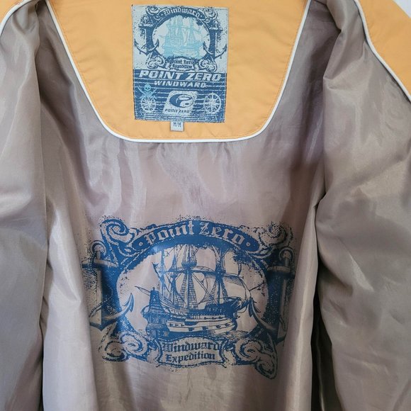 90's POINT ZERO Windward Bomber Jacket - Wind/Water Resistant - Picture 5 of 7